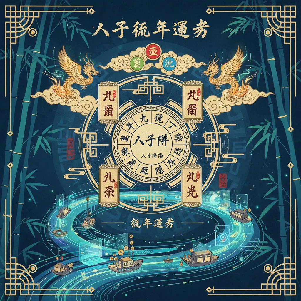 八字排盘 - 八字流年運勢