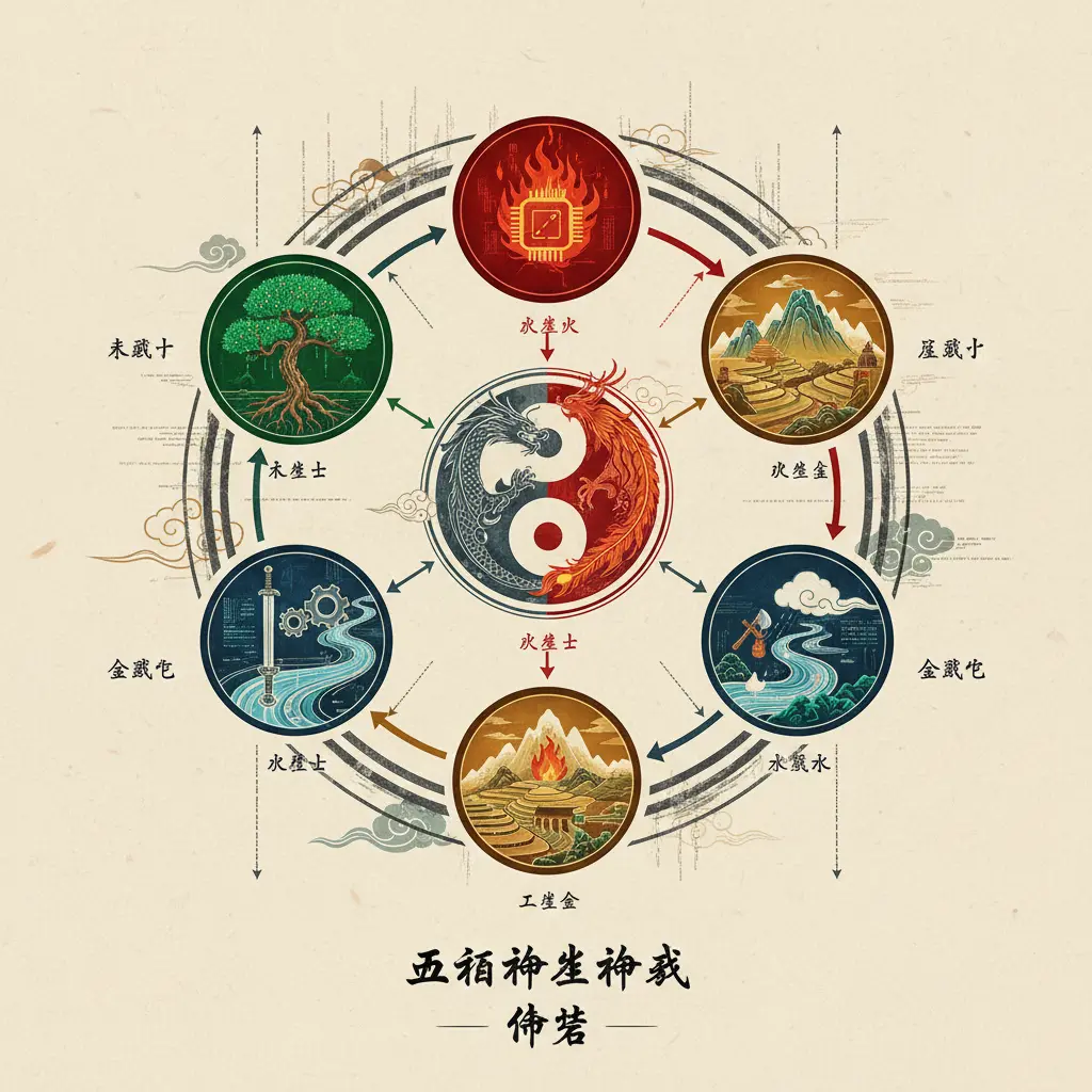 命格 - 五行相生相剋