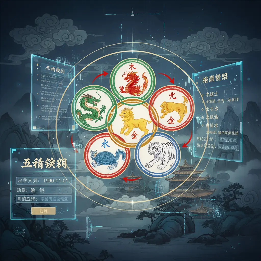 五行查詢 - 五行相剋