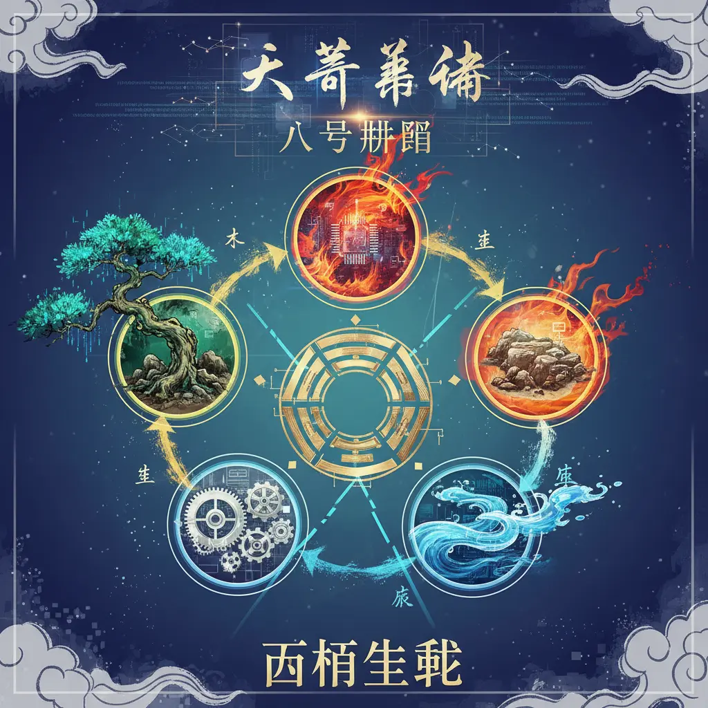 八字排盤 - 五行生剋