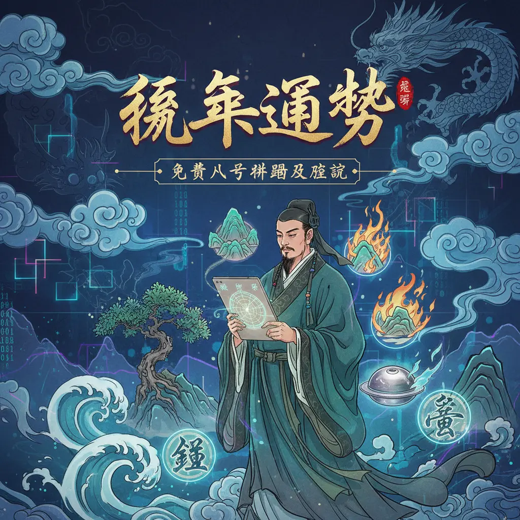 免費八字排盤及解說 - 流年運勢