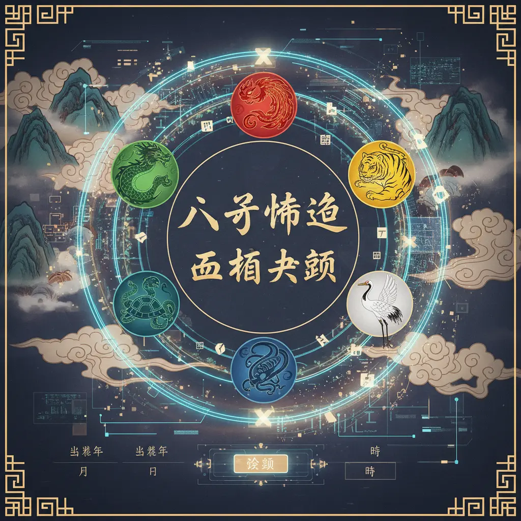 五行查詢 - 八字命造