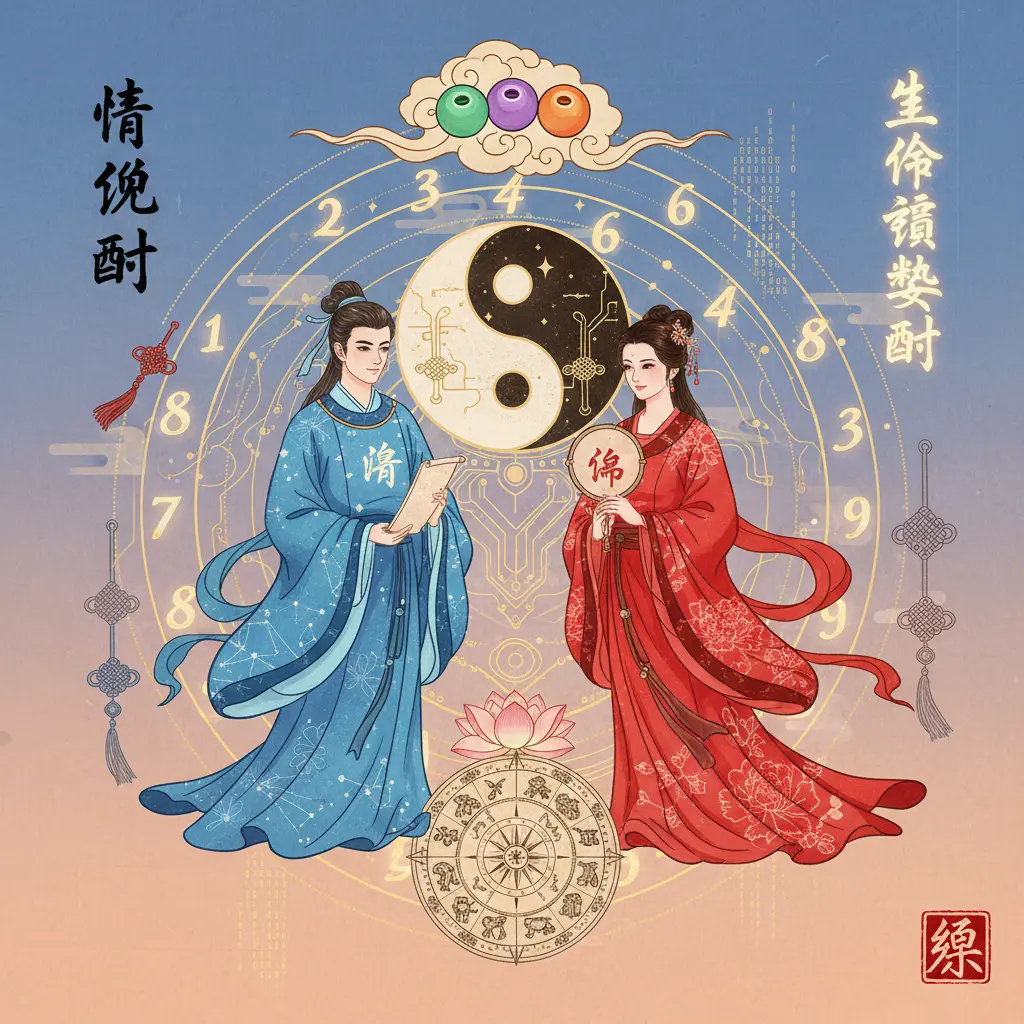 生命靈數配對 - 情侶配對