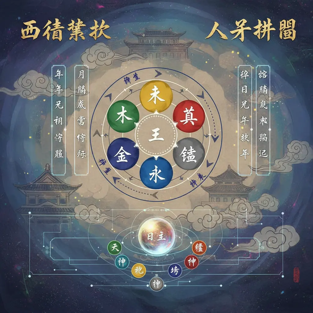 八字排盤 - 五行結構