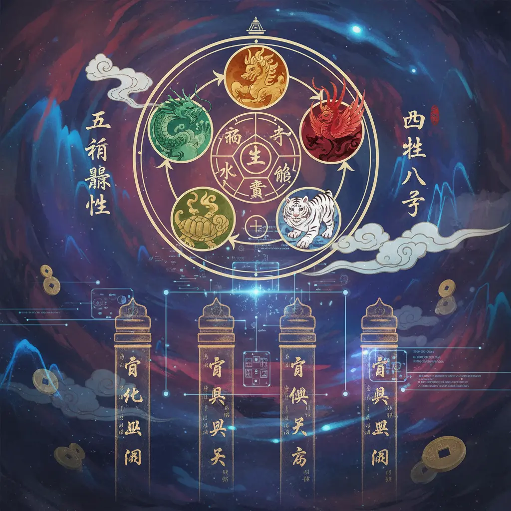 四柱八字 - 五行屬性