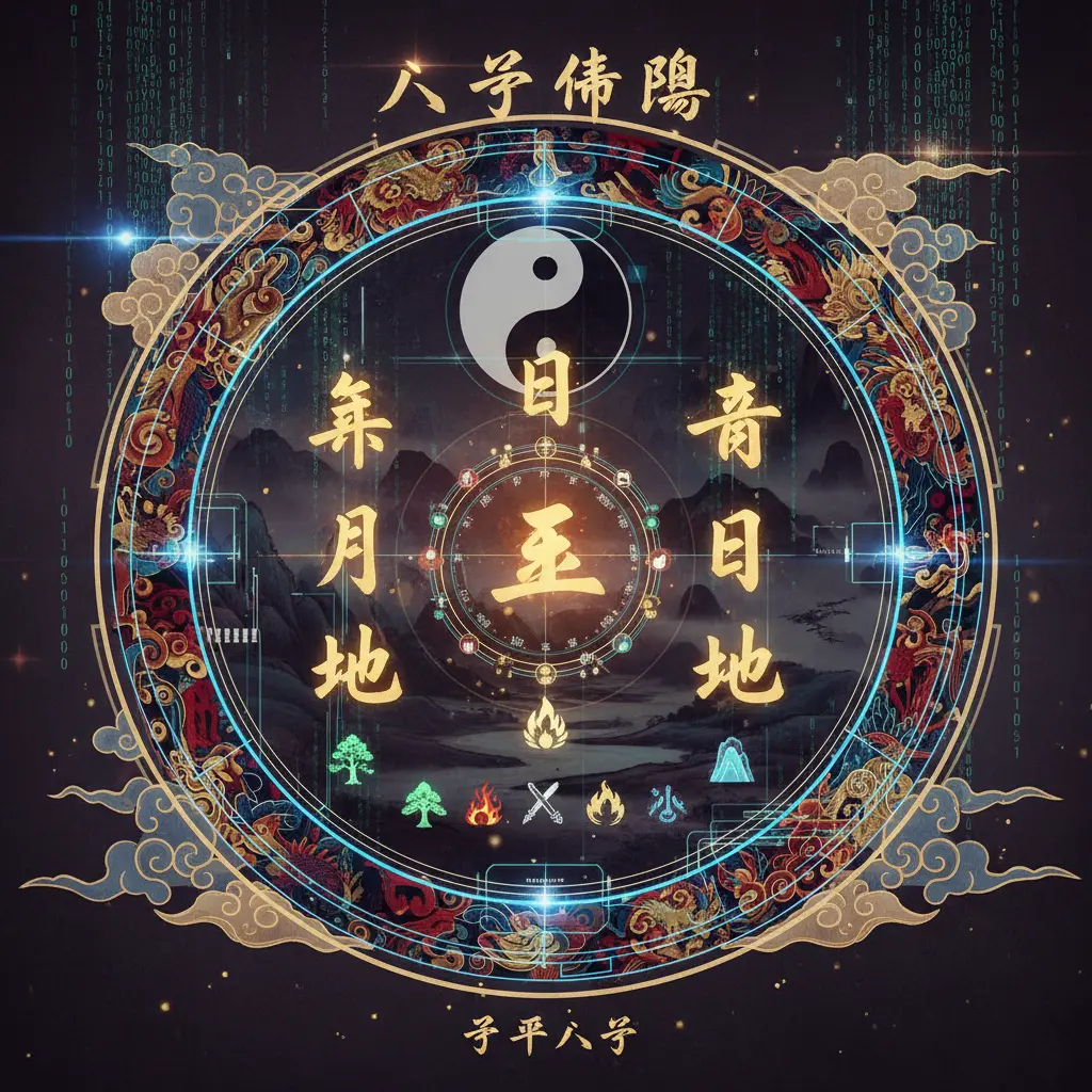 子平八字 - 八字命盤