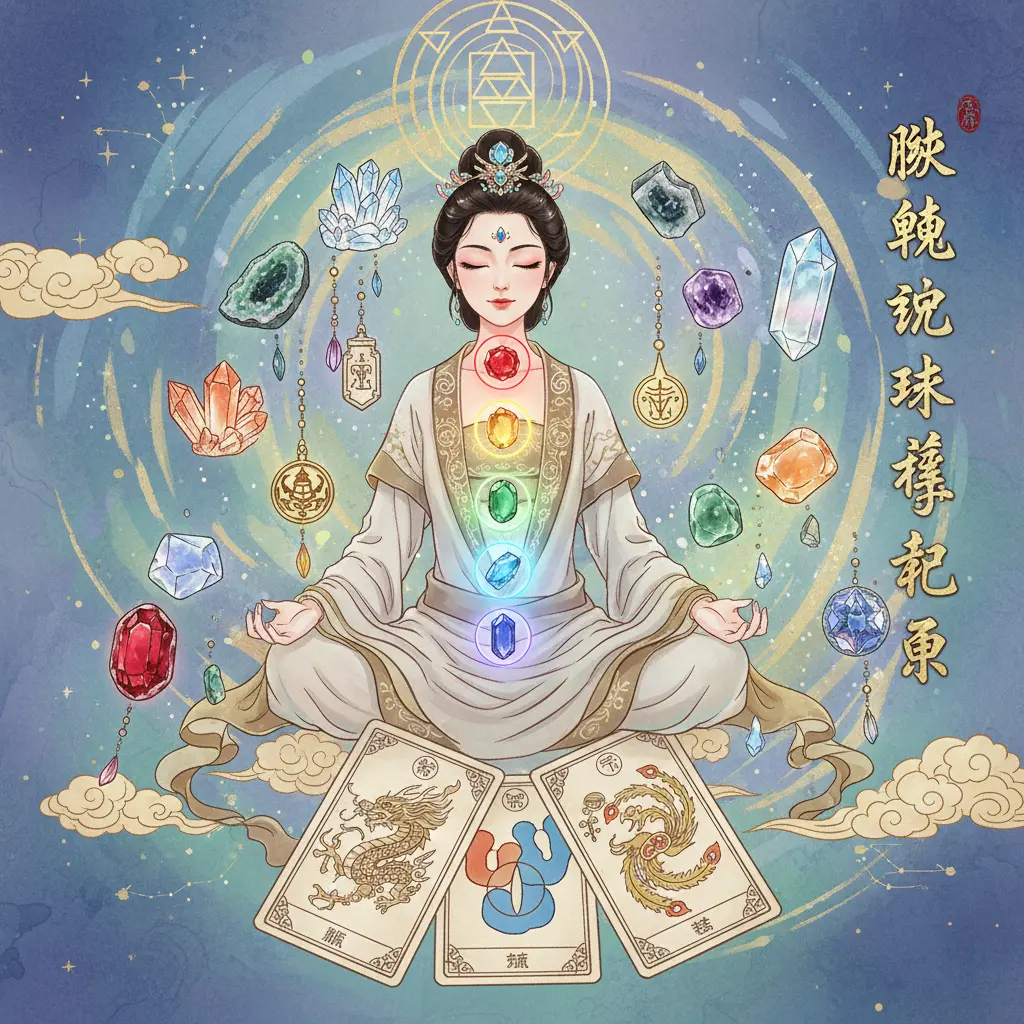 直覺塔羅 - 脈輪療愈水晶