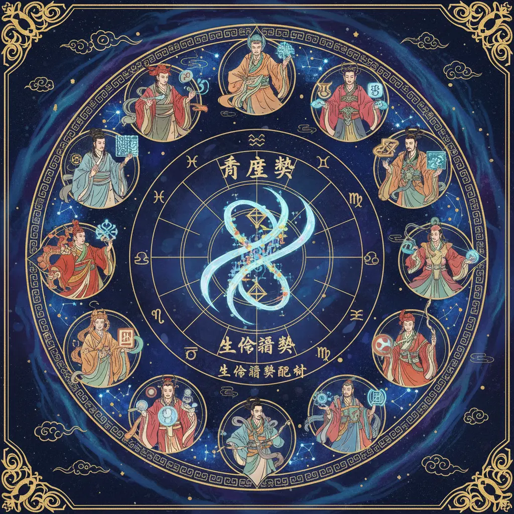 生命靈數配對 - 星座數