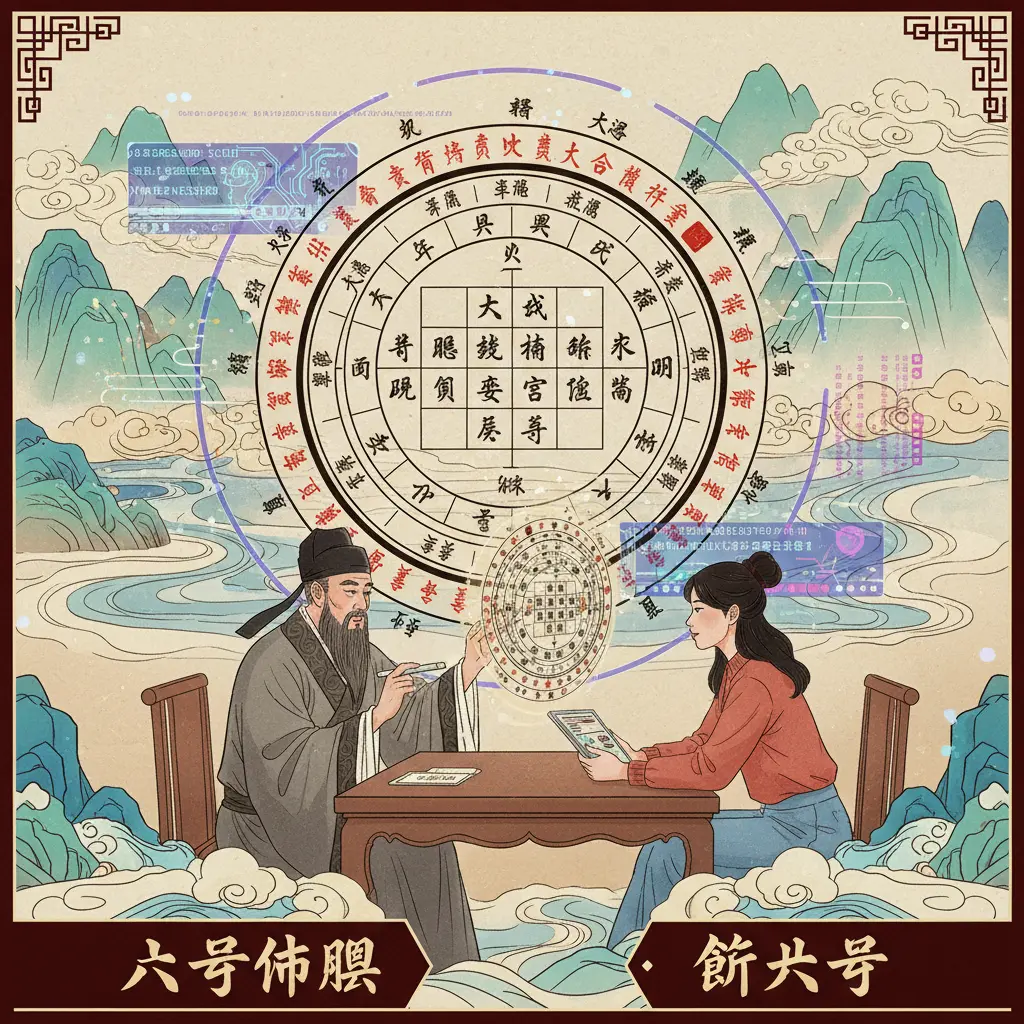 算八字 - 八字命盤