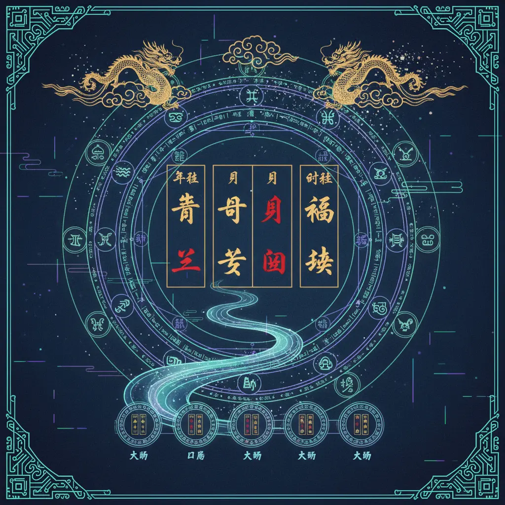 八字排盘 - 四柱八字