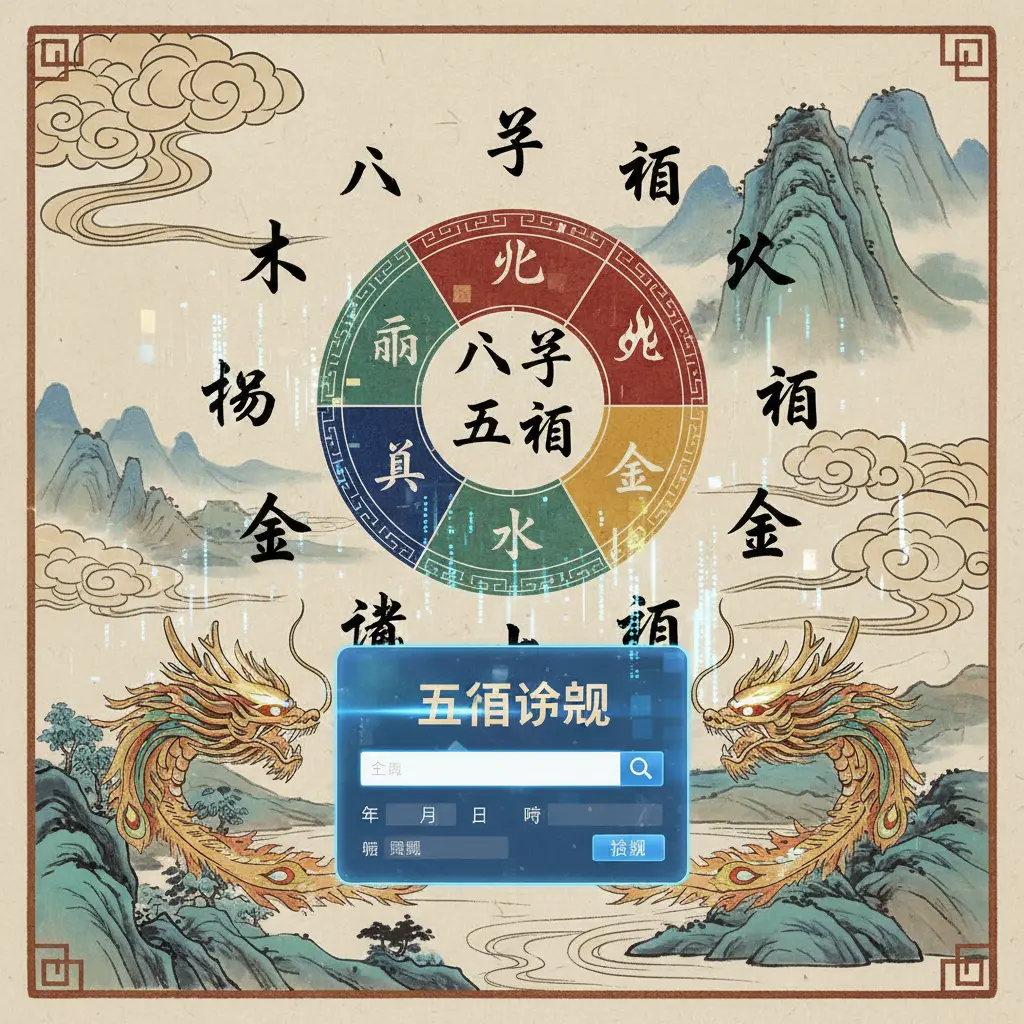 五行查詢 - 八字五行