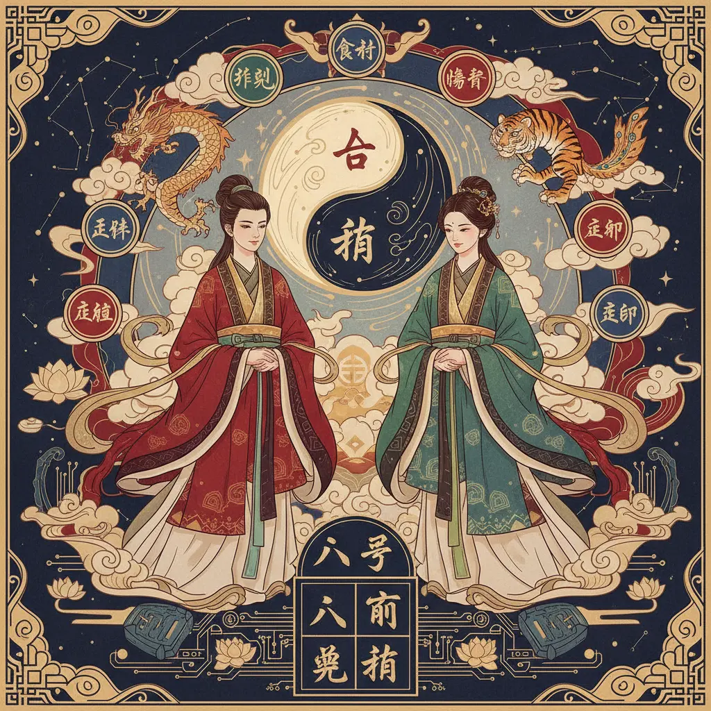 八字合婚 - 十神理論