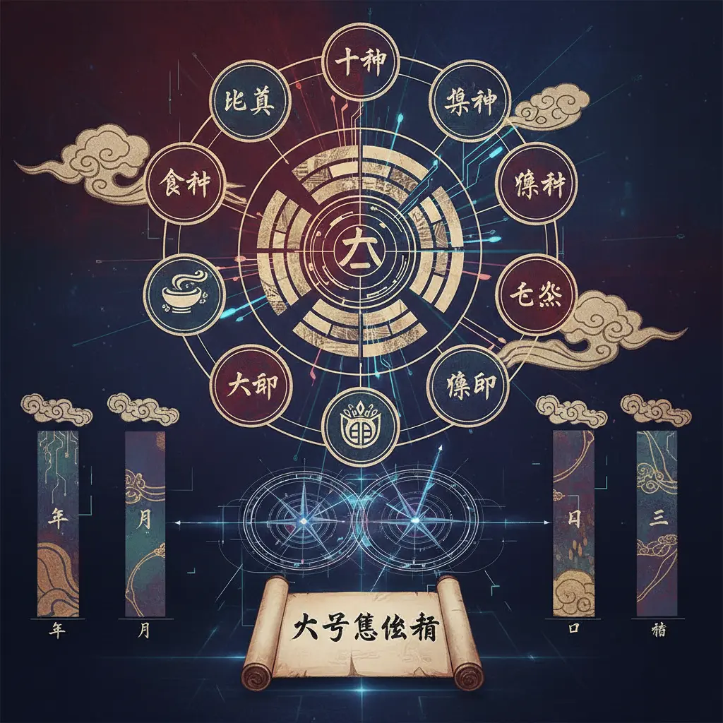 八字怎麼看 - 十神