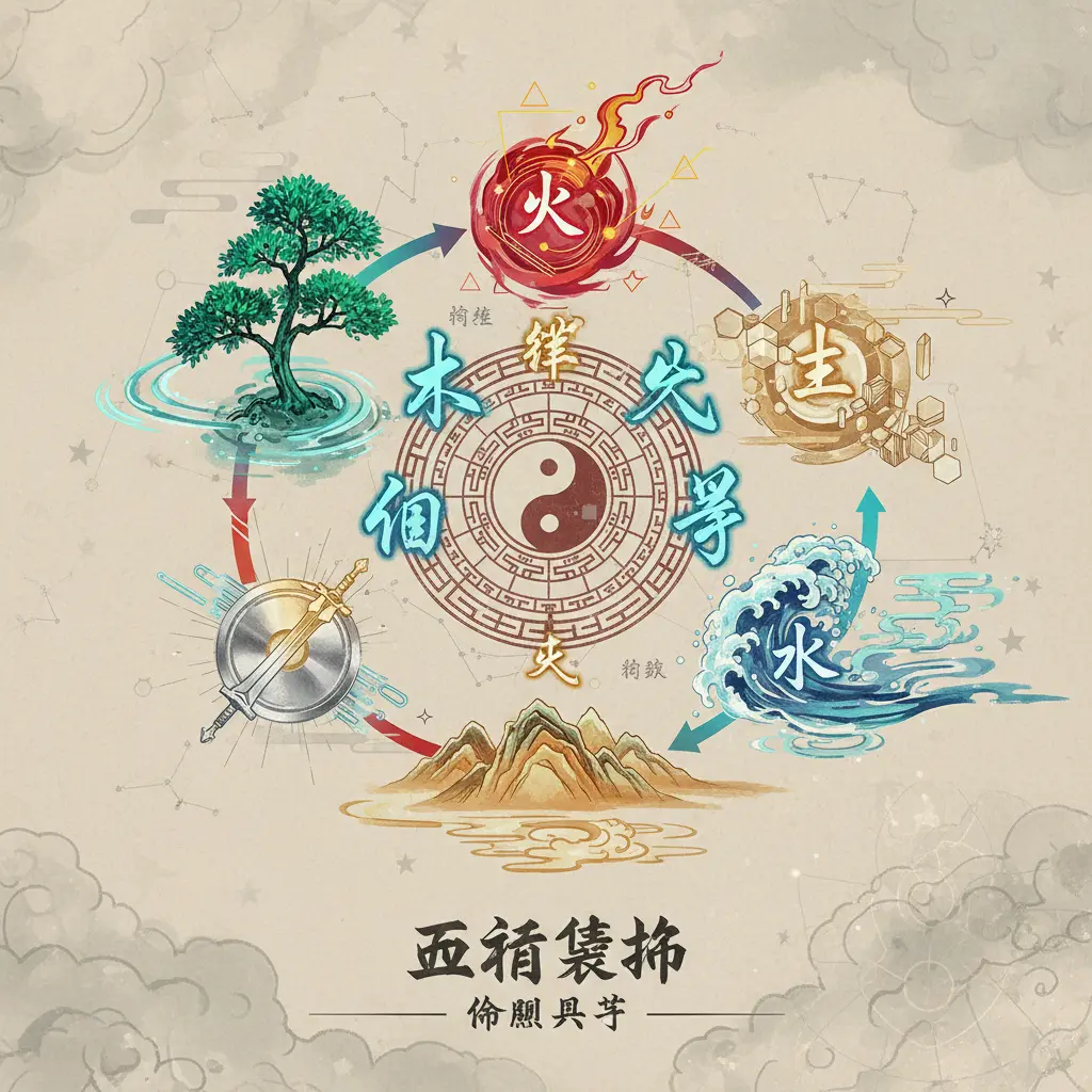 命盤八字 - 五行結構