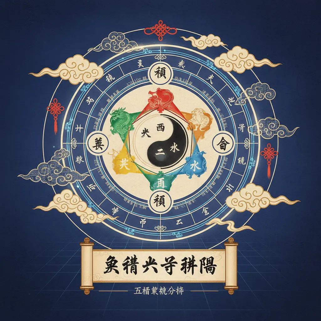 免費八字排盤 - 五行結構