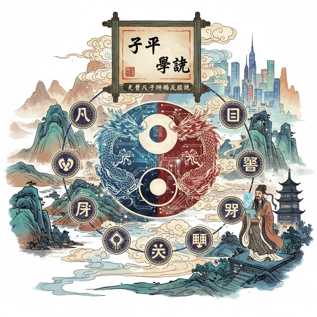 免費八字排盤及解說 - 子平學說