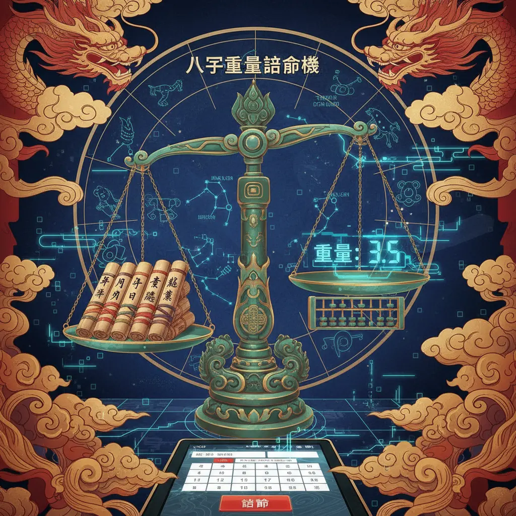 八字計算 - 八字重量計算機