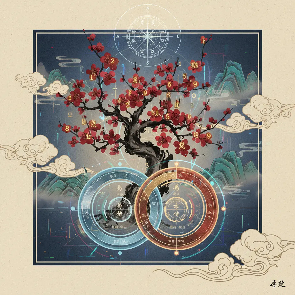 八字合盤 - 梅花易數